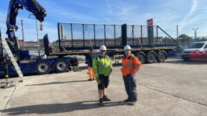 w4g team installing Cantilevered Automated Sliding Gate